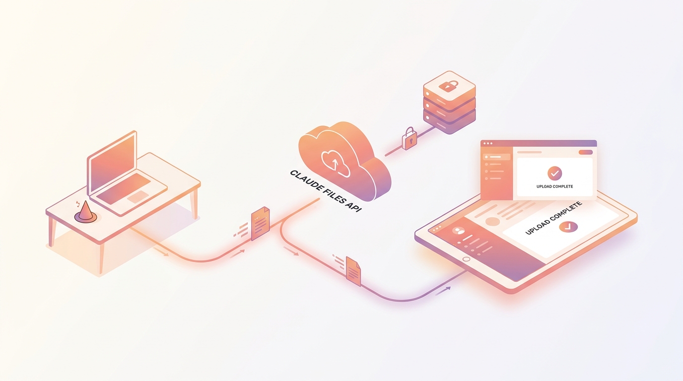 Files API architecture: Upload document vào cloud storage, nhận file_id, tái sử dụng nhiều lần